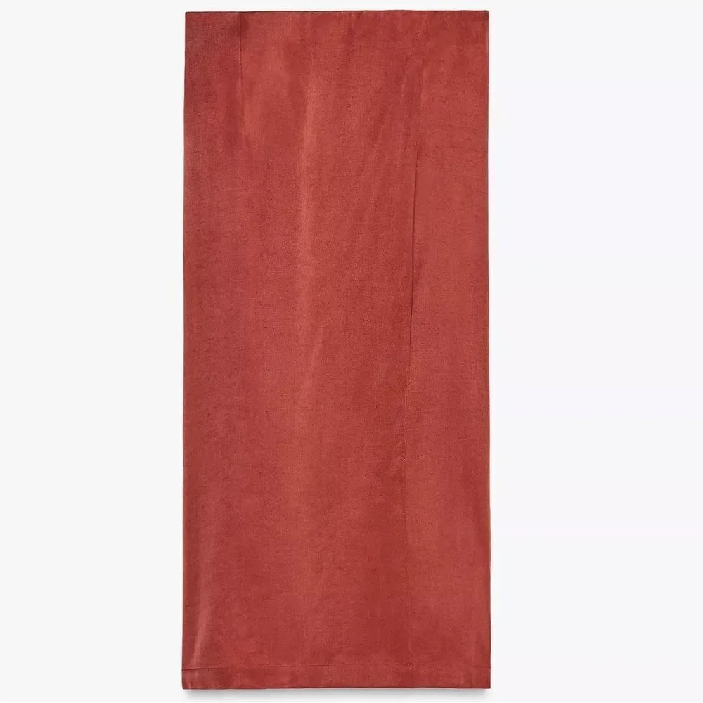 ZARA ZW COLLECTION TIE MIDI SKIRT